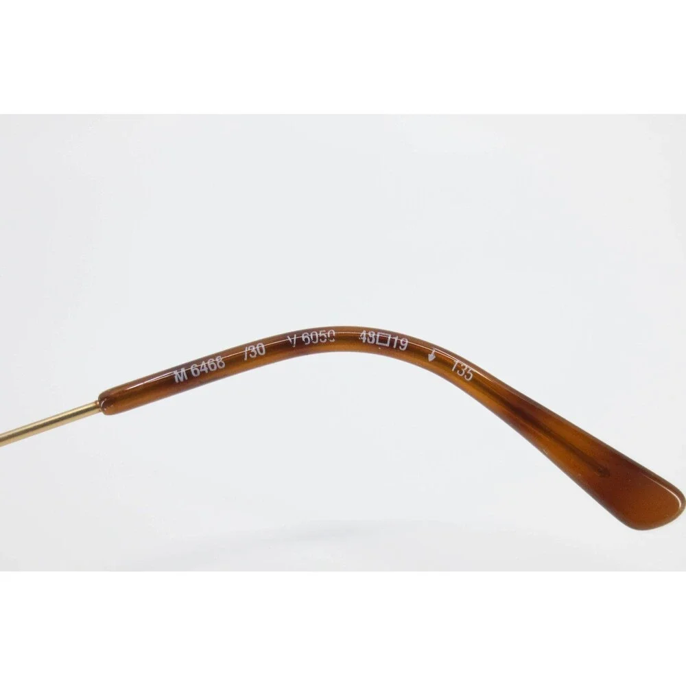 Silhouette M 6468 V 6050 Gold Oval Eyeglasses Frames Austria 48-19-135 Vintage